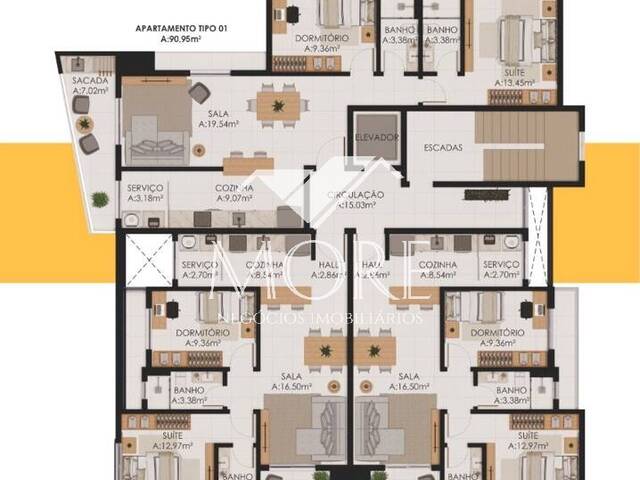 #25 - Apartamento para Venda em Santa Rosa - RS
